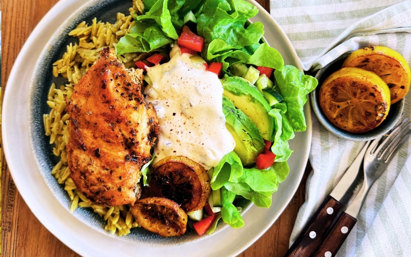Make-Ahead Cajun Chicken Dinner for Easy Weeknights and Lunches Cajun Chicken and Pesto Risoni